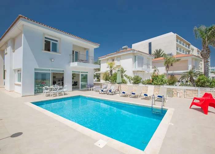 Mesogeios Me16 Beachfront In Center Вилла Протарас